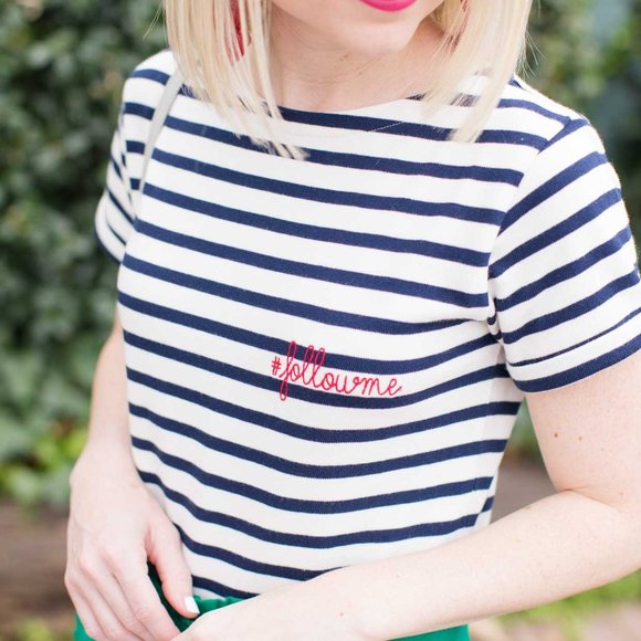 Anthropologie Tops - Anthropologie #FollowMe Striped T-Shirt